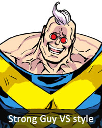 Strong Guy VS style